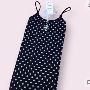 Zara polka dot dress